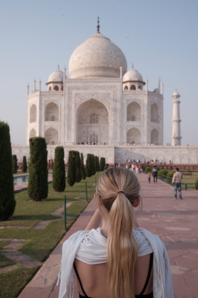 Looking Towards the Taj Mahal