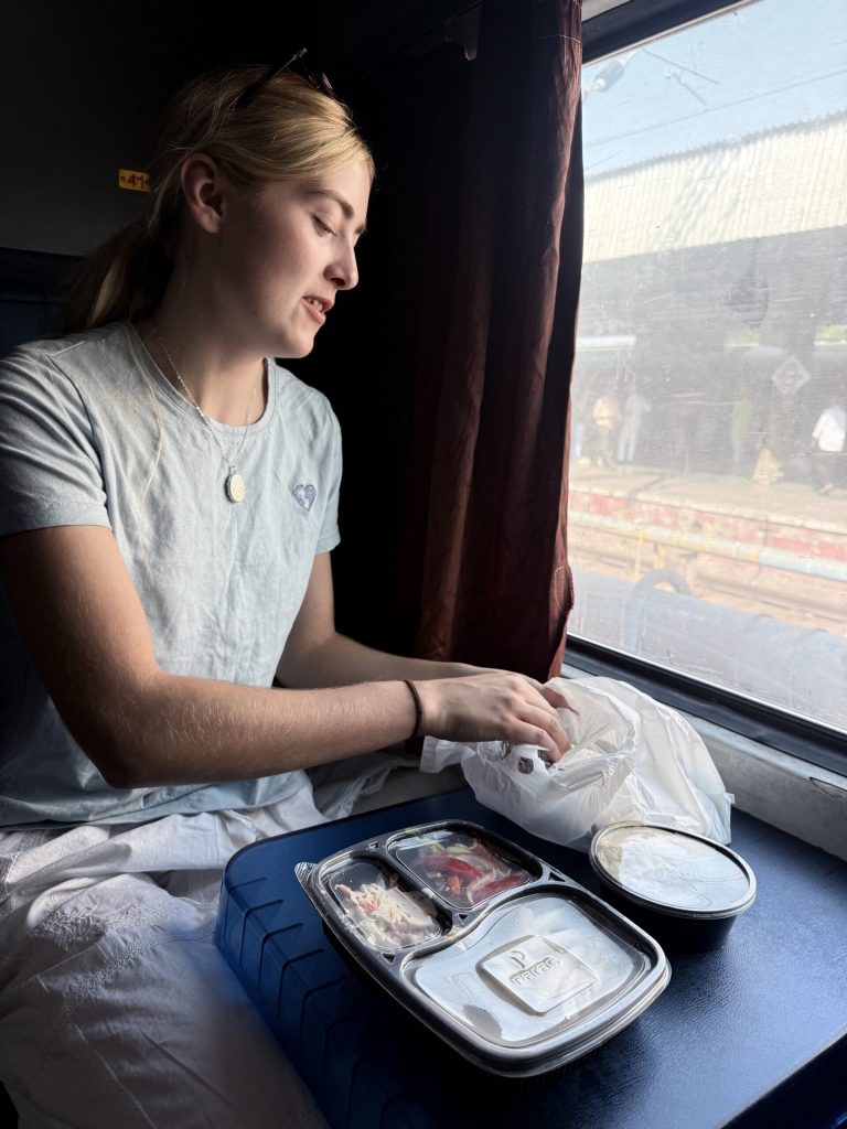Lunch by the Train Window